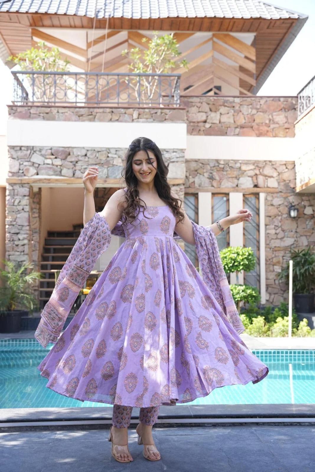 Women Beautiful Pure Cotton Kurta and Pant With Dupatta