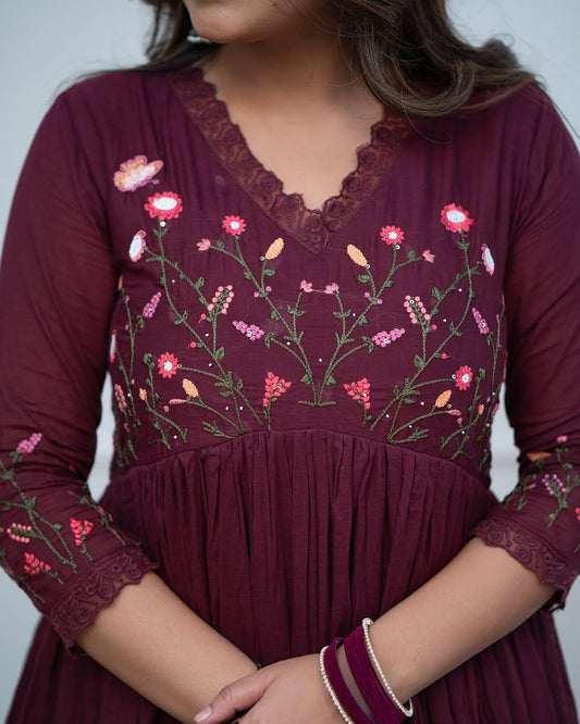 Tanawana Wine Suit Set