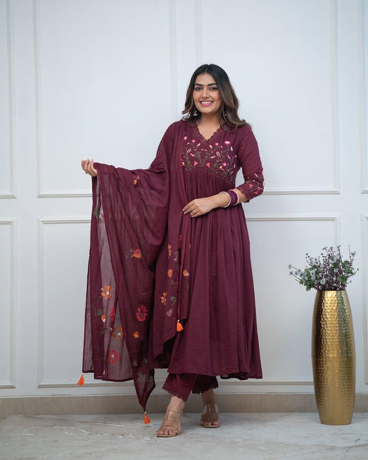 Tanawana Wine Suit Set